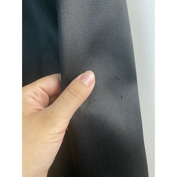 INC International Concepts Dress Size 12P Black Satin with Brooch - Picture 7 of 8